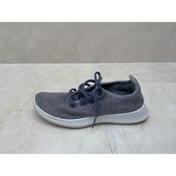 Allbirds Women Size 5 Tree Runners Blue-Gray Running Shoes Sneakers 5M - Picture 1 of 14